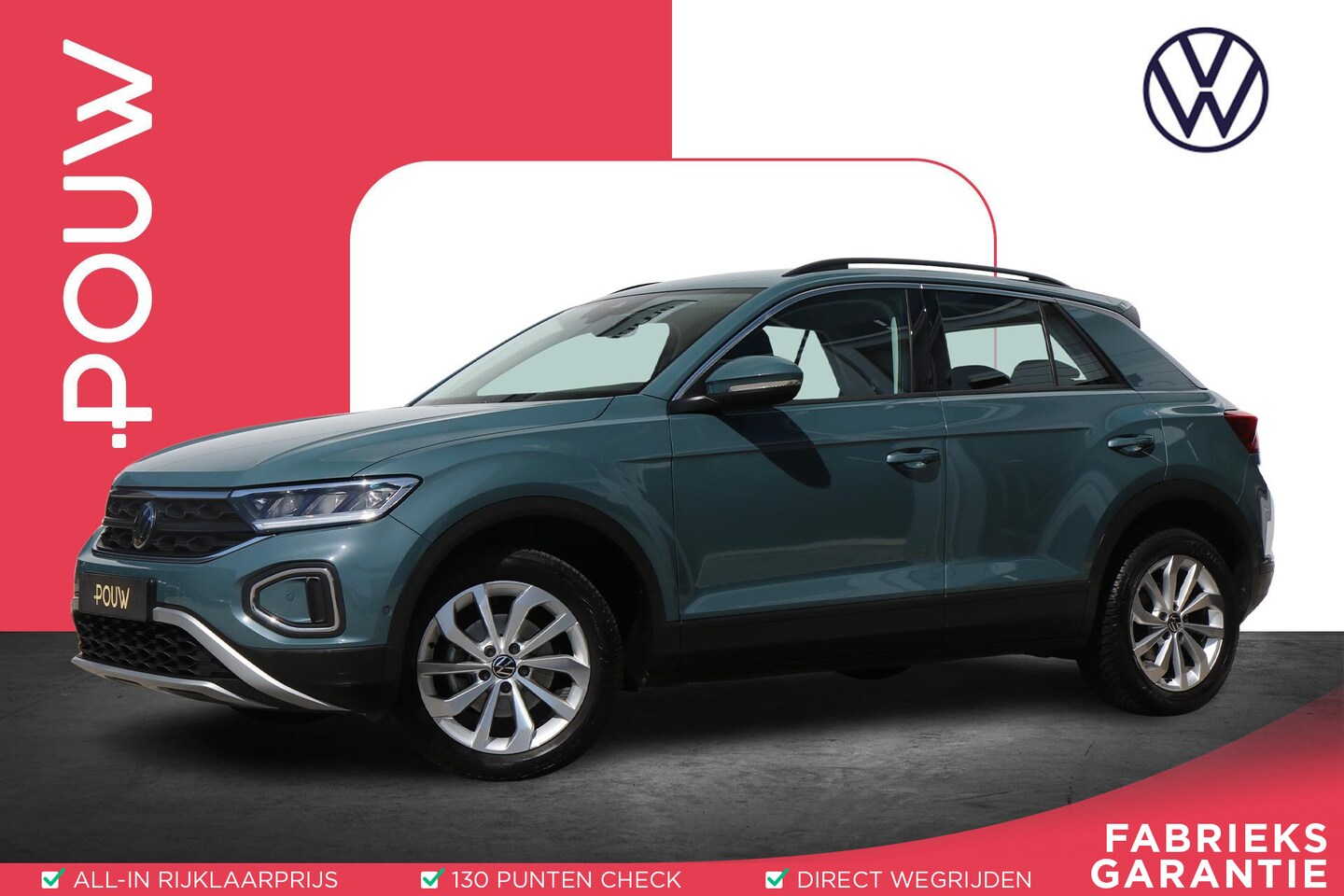 Volkswagen T-Roc - 1.0 TSI 110pk Life Business | Navigatie | App Connect | Stoelverwarming - AutoWereld.nl
