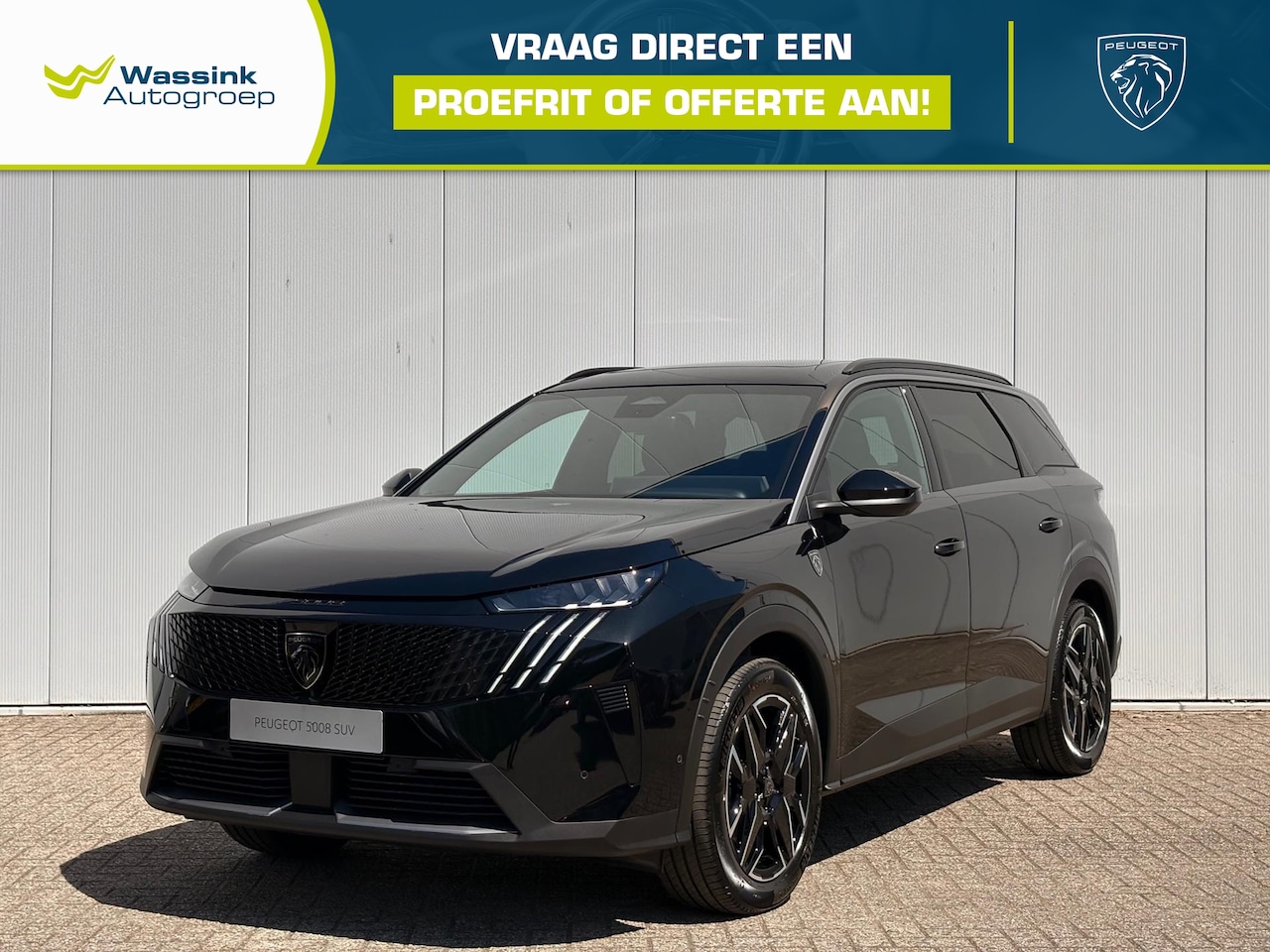 Peugeot 5008 - 1.2 Hybrid 145pk e-DCS6 GT | 7-Zits | 360° Camera | Adaptive | Panorama | Stoel- en Stuurv - AutoWereld.nl