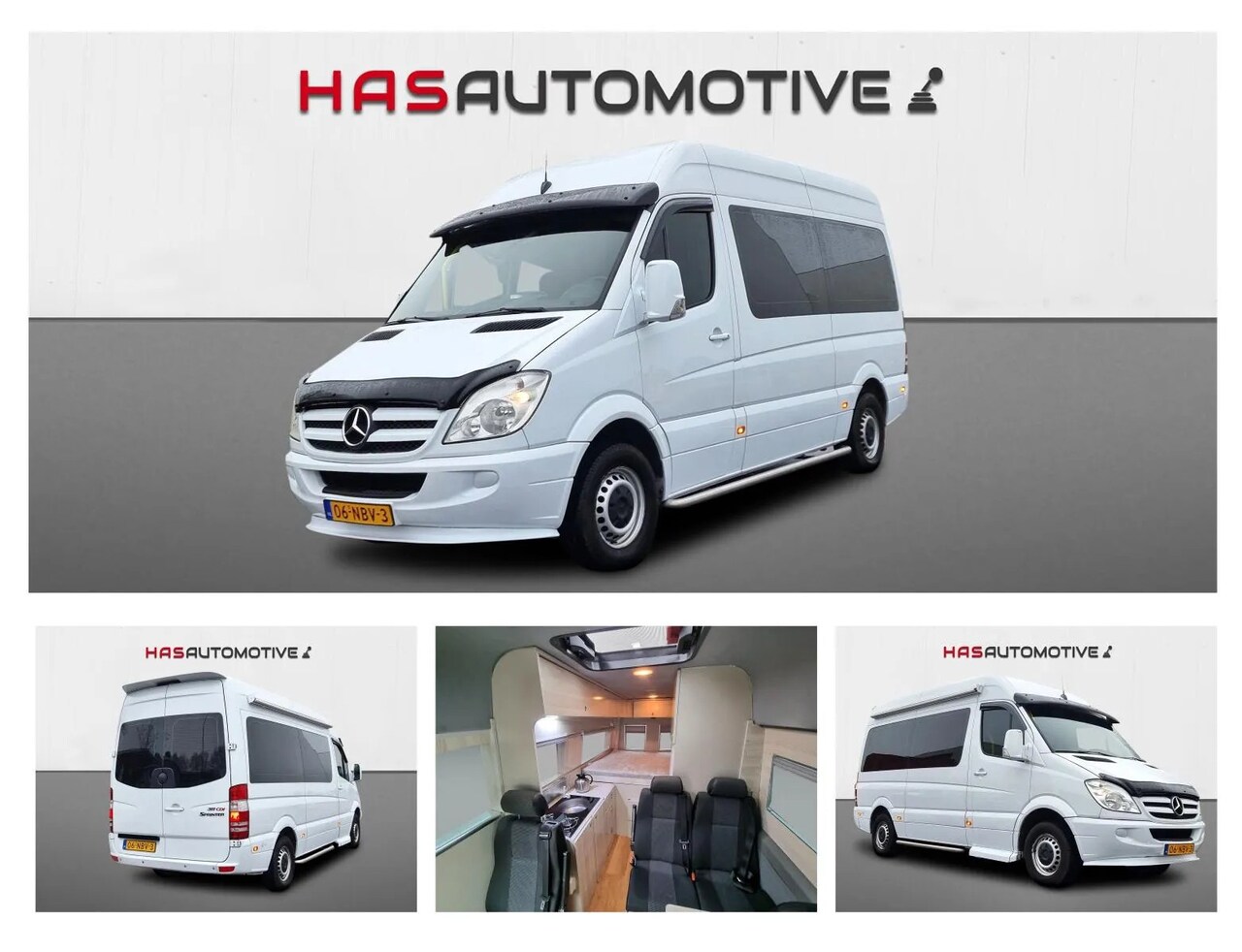 Mercedes-Benz Sprinter - Buscamper bj 2010 Nw. Inrichting Elec.Luifel Mooie Bus! - AutoWereld.nl