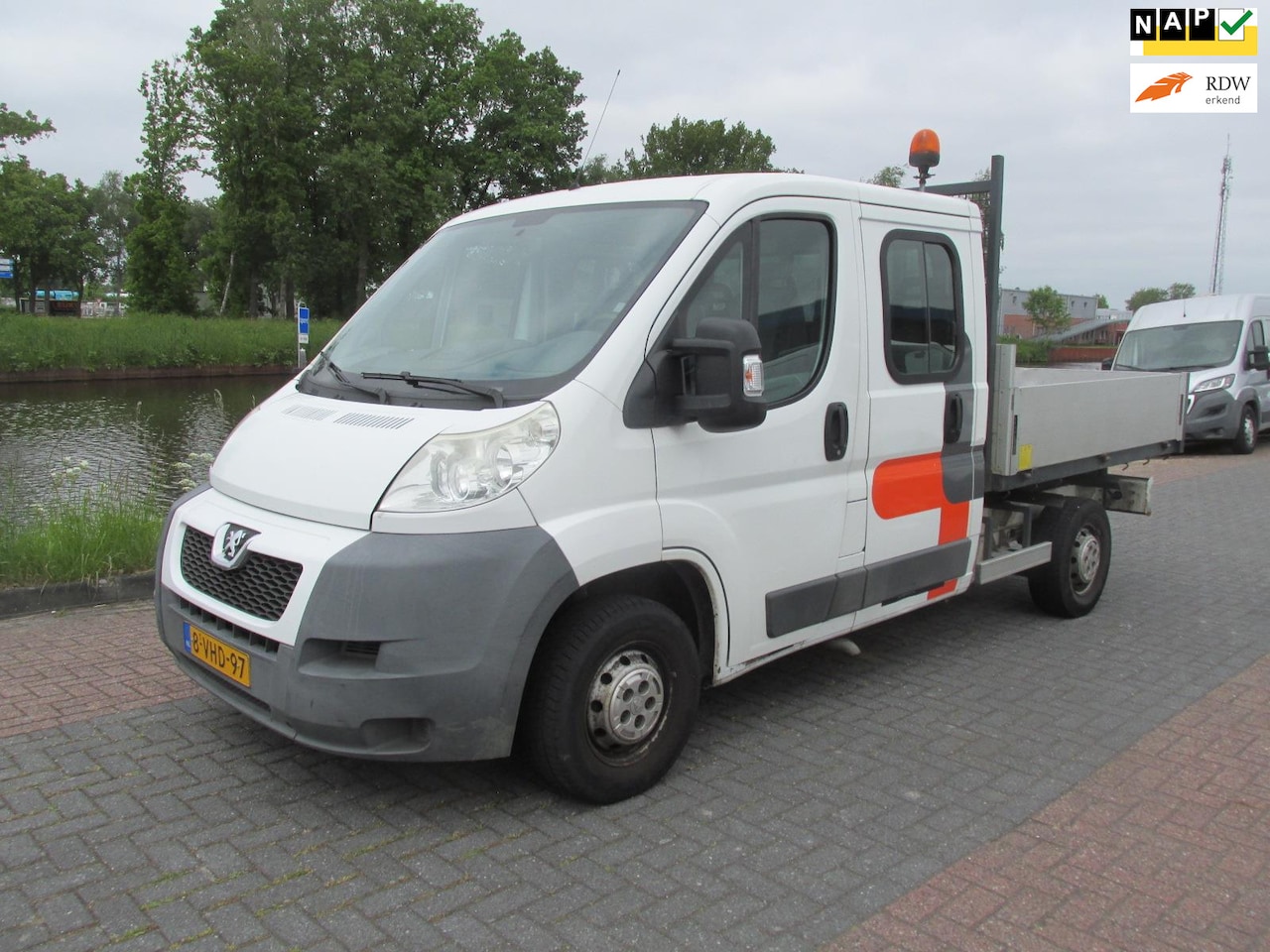 Peugeot Boxer - 333 2.2 HDI L2 dubbele cabine Kipper open laadbak pick up - AutoWereld.nl
