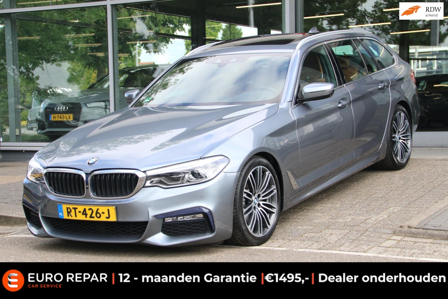BMW 5-serie Touring - 520i High Executive M-PAKKET DEALER OND. PANO! - AutoWereld.nl