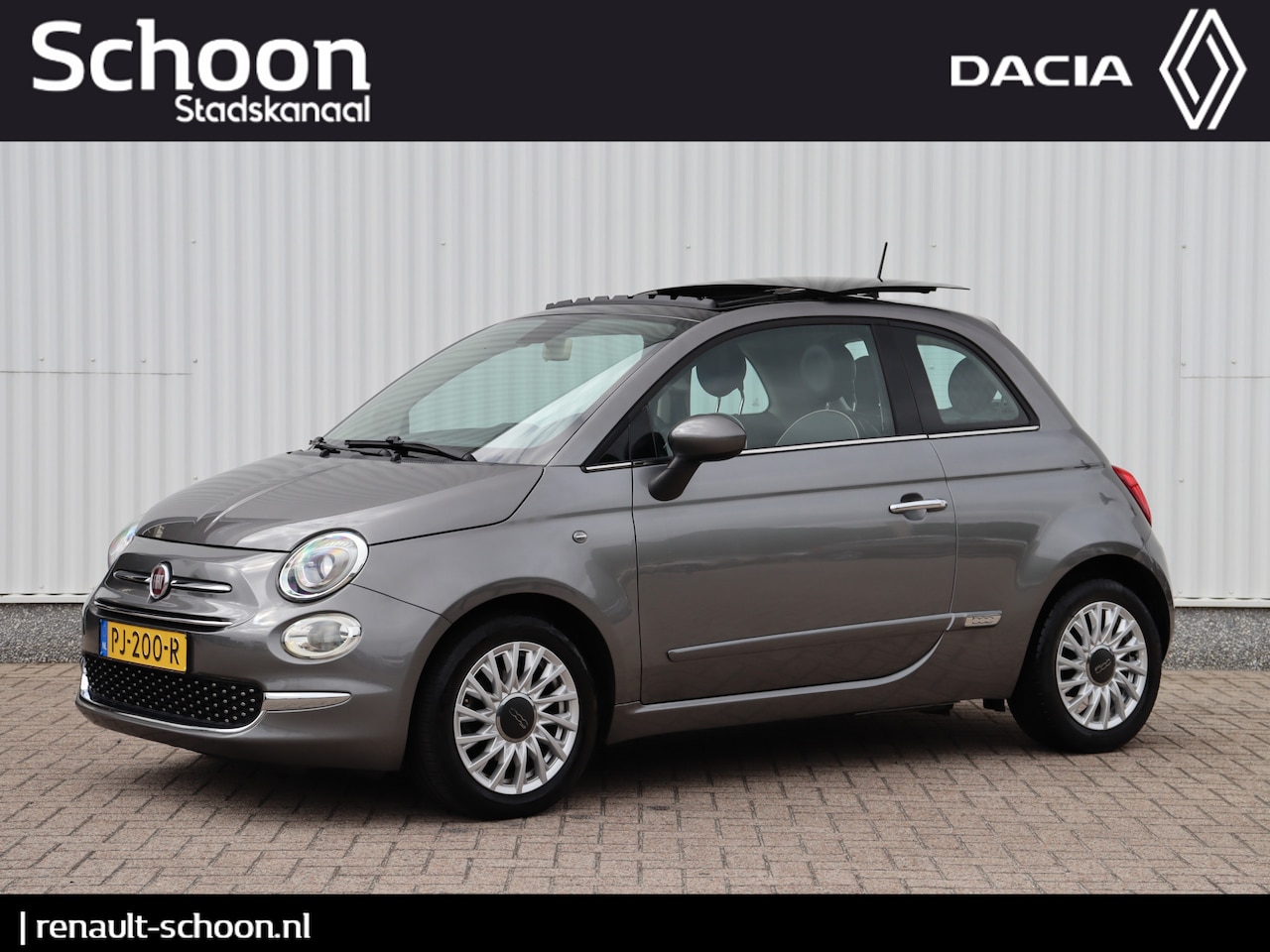 Fiat 500 - 0.9 TwinAir Turbo Lounge | Panoramadak | Airco | Navigatie | Groot scherm - AutoWereld.nl