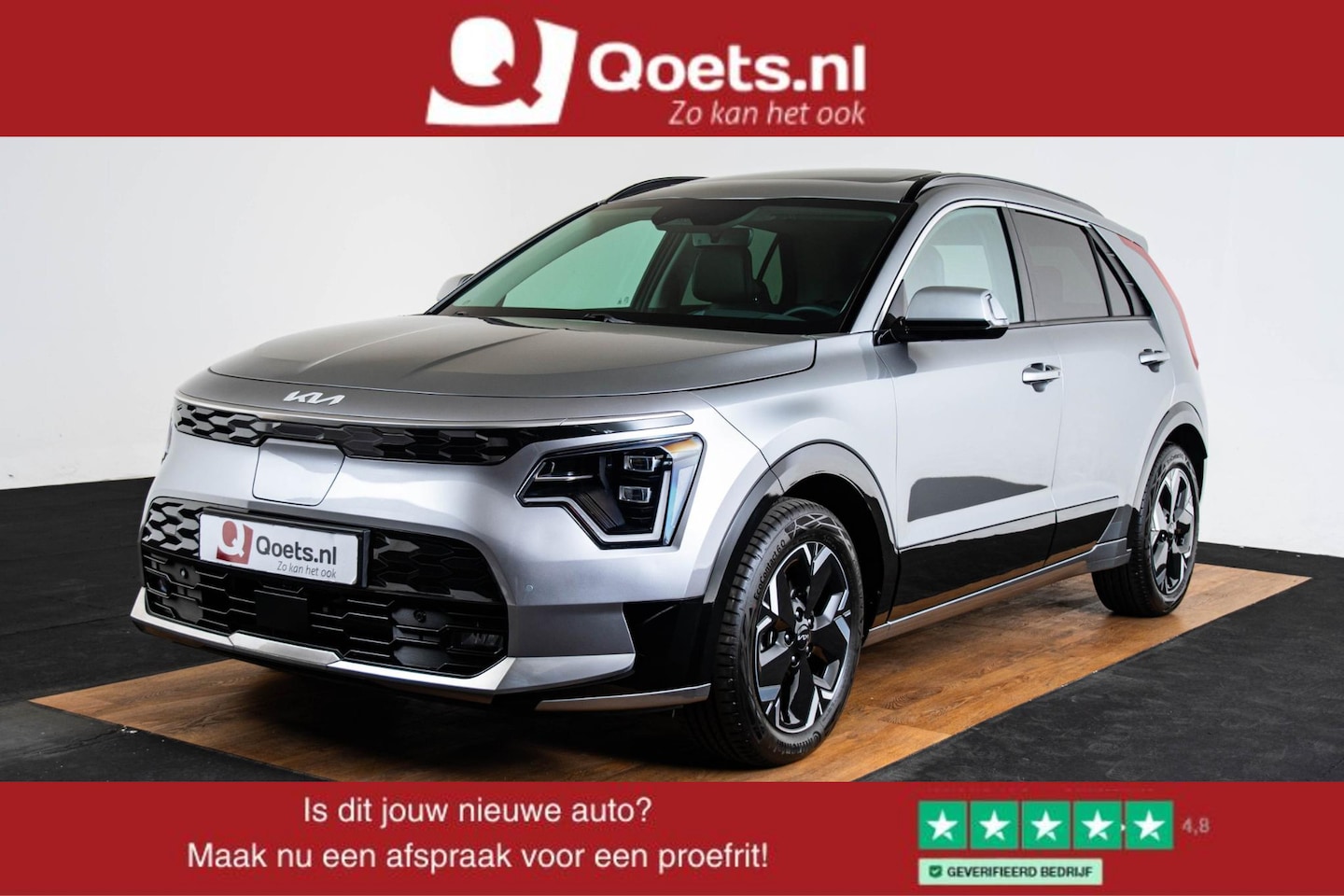Kia Niro EV - DynamicPlusLine 64.8 kWh Schuifdak - Head-up - Camera - Privacy glass - Stoelverwarming - - AutoWereld.nl