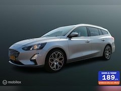 Ford Focus Wagon - 1.0 EcoBoost 125 PK Titanium Business, Pdc, Cruise, Navi, Donker glas, App connect, Keyles
