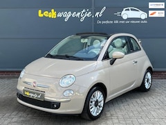 Fiat 500 C - 1.2 Lounge Cabrio *cappuccino *distr. riem nieuw