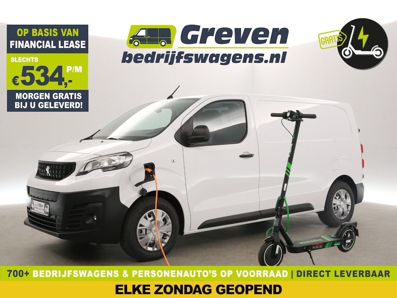 Peugeot e-Expert - 75 kWh L2H1 | Gratis E-Step | Elektrisch | EMISSIEVRIJE ZONE | NIEUW | Automaat Airco 360 - AutoWereld.nl