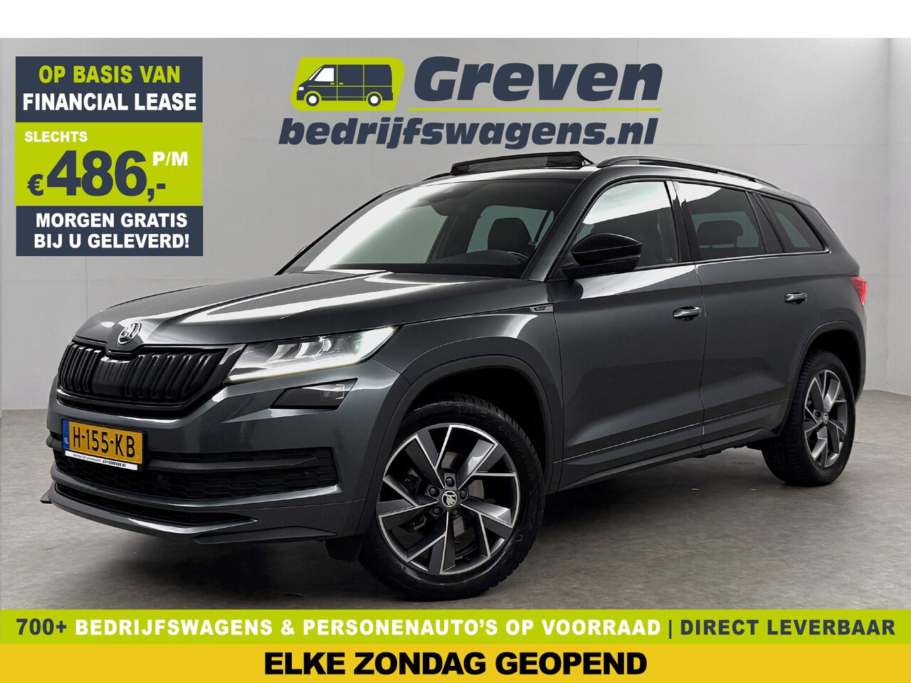 Skoda Kodiaq - 1.5 TSI 150PK Sportline DSG Pano Sfeer Memory LED Virtual Camera Carplay Clima Cruise Navi - AutoWereld.nl