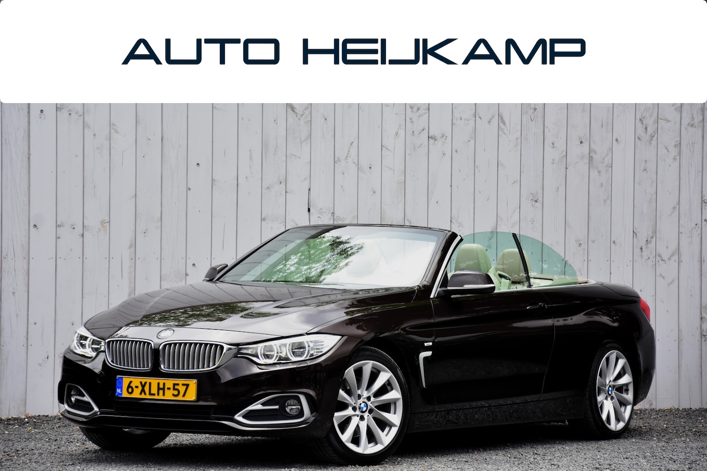 BMW 4-serie Cabrio - 428i High Executive | Leer | Led | Nekverwarming | NL-Auto | - AutoWereld.nl