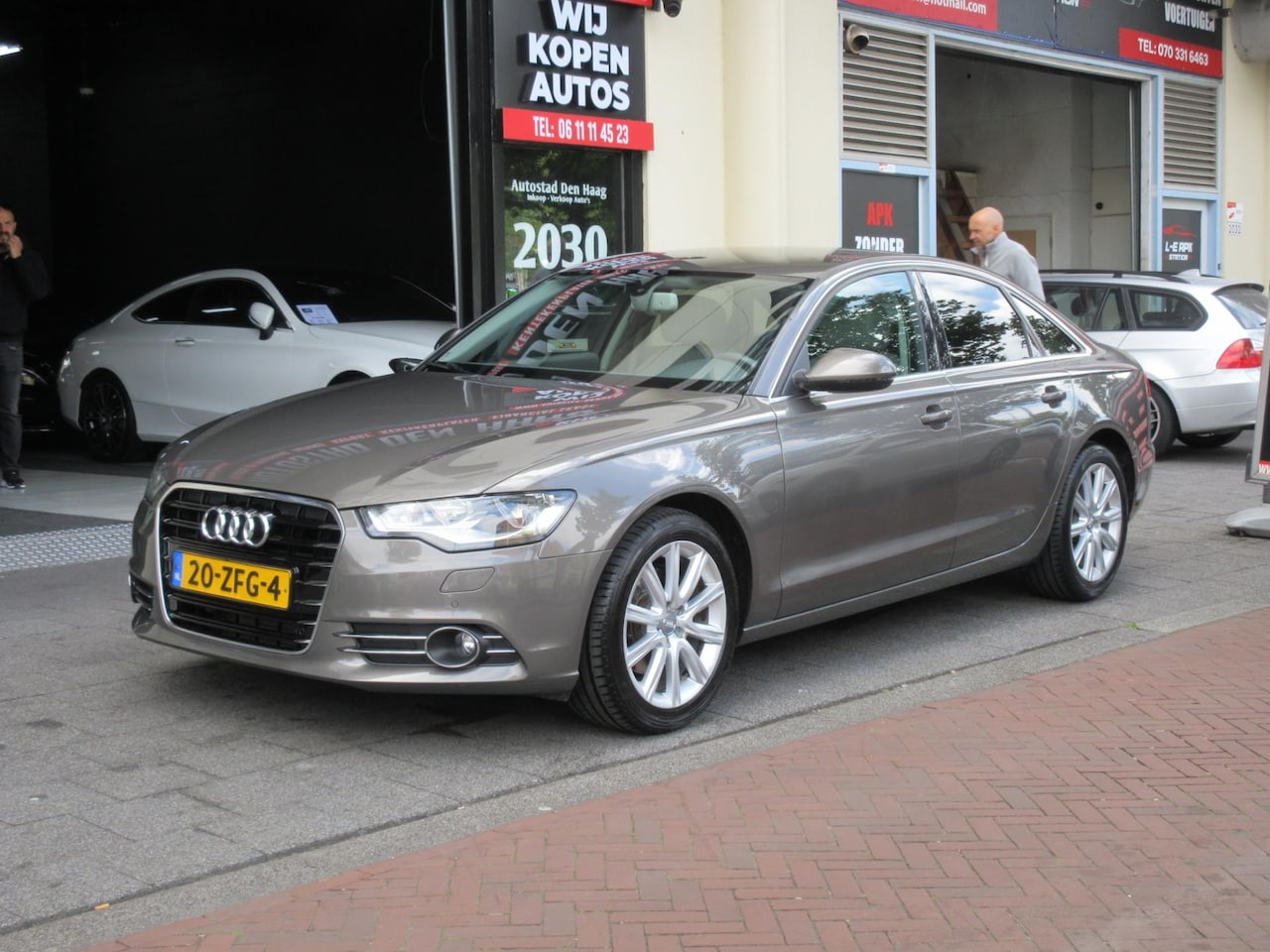 Audi A6 Limousine - 2.0 TFSI Business Edition Aut Leer Navi Clima PDC - AutoWereld.nl