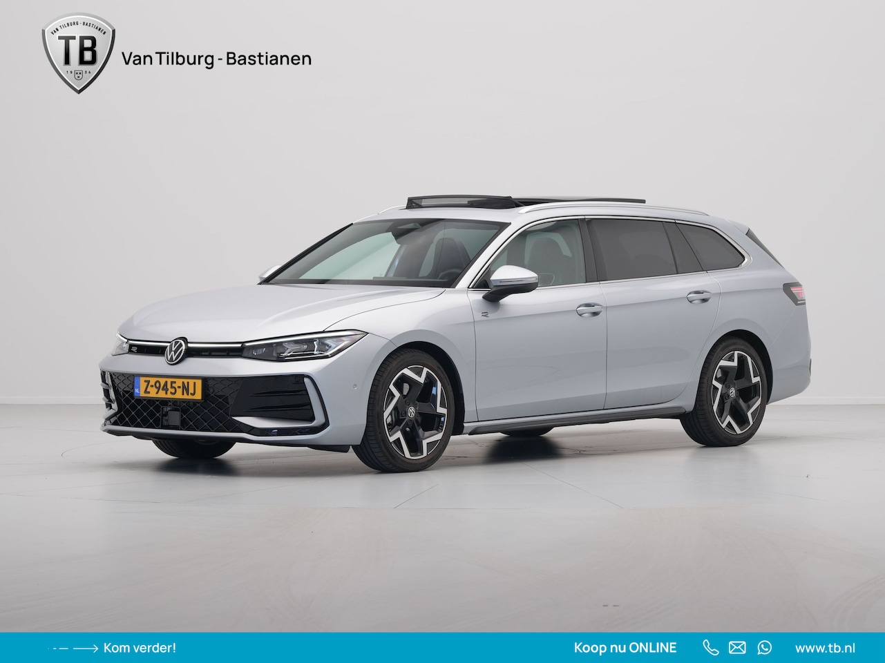 Volkswagen Passat Variant - 1.5 eTSI 150pk DSG R-Line Business Panorama Navigatie Trekhaak Camera Carplay Stoelverwarm - AutoWereld.nl