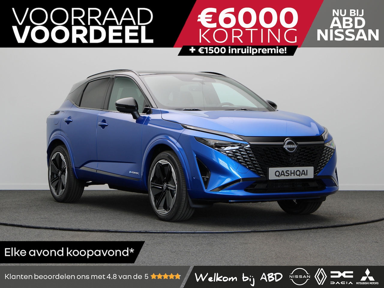 Nissan Qashqai - N-Design + Easy pack + Panoramisch glazen dak + Cold Pack e-Power 190 | 12.3" TFT digitale - AutoWereld.nl