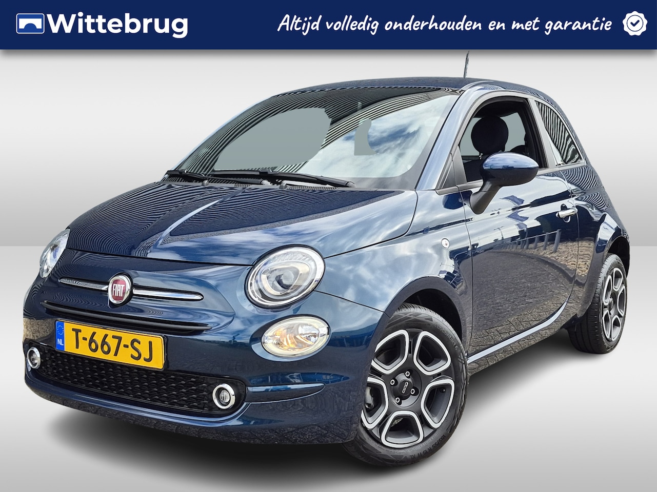 Fiat 500 - 1.0 Hybrid Club | Airco | Bluetooth | Navigatie via Apple Carplay of Android Auto | Parkee - AutoWereld.nl
