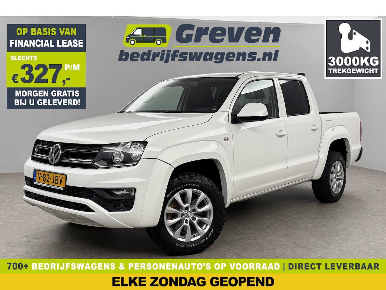 Volkswagen Amarok - 3.0 V6 TDI 204PK 3000Kg Trekgew. Airco Cruise Carplay Laadbak 17''LMV Elektrpakket - AutoWereld.nl