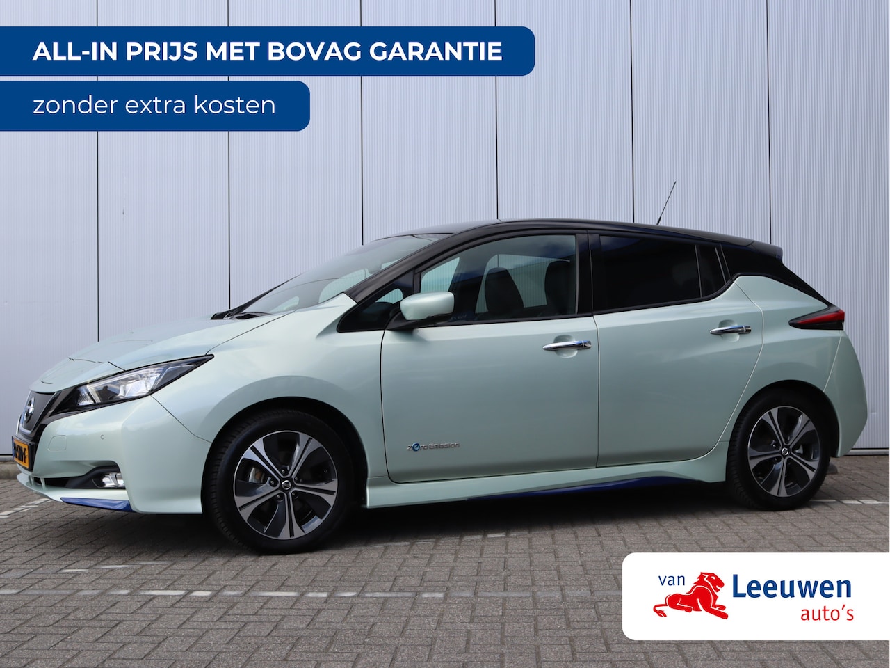 Nissan LEAF - Tekna 40 kWh | Trekhaak | Leder | 360 Camera | ACC | Org. NL - AutoWereld.nl