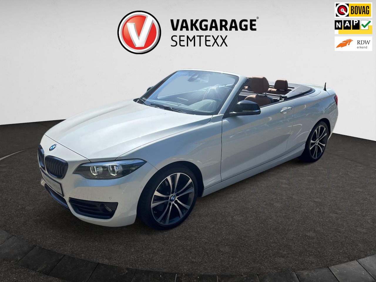 BMW 2-serie Cabrio - 220i High Executive Edition | Cabrio | Navi | Camera | PDC Voor + Achter | Cruise | 2de Ei - AutoWereld.nl