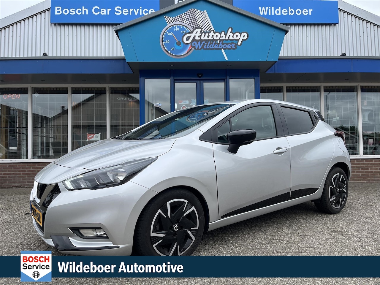 Nissan Micra - 1.0 IG-T 92 PK N-Design + AIRCO + NAVIGATIE + CRUISE + PDC + BLUETOOTH + ELEK RAMEN - AutoWereld.nl
