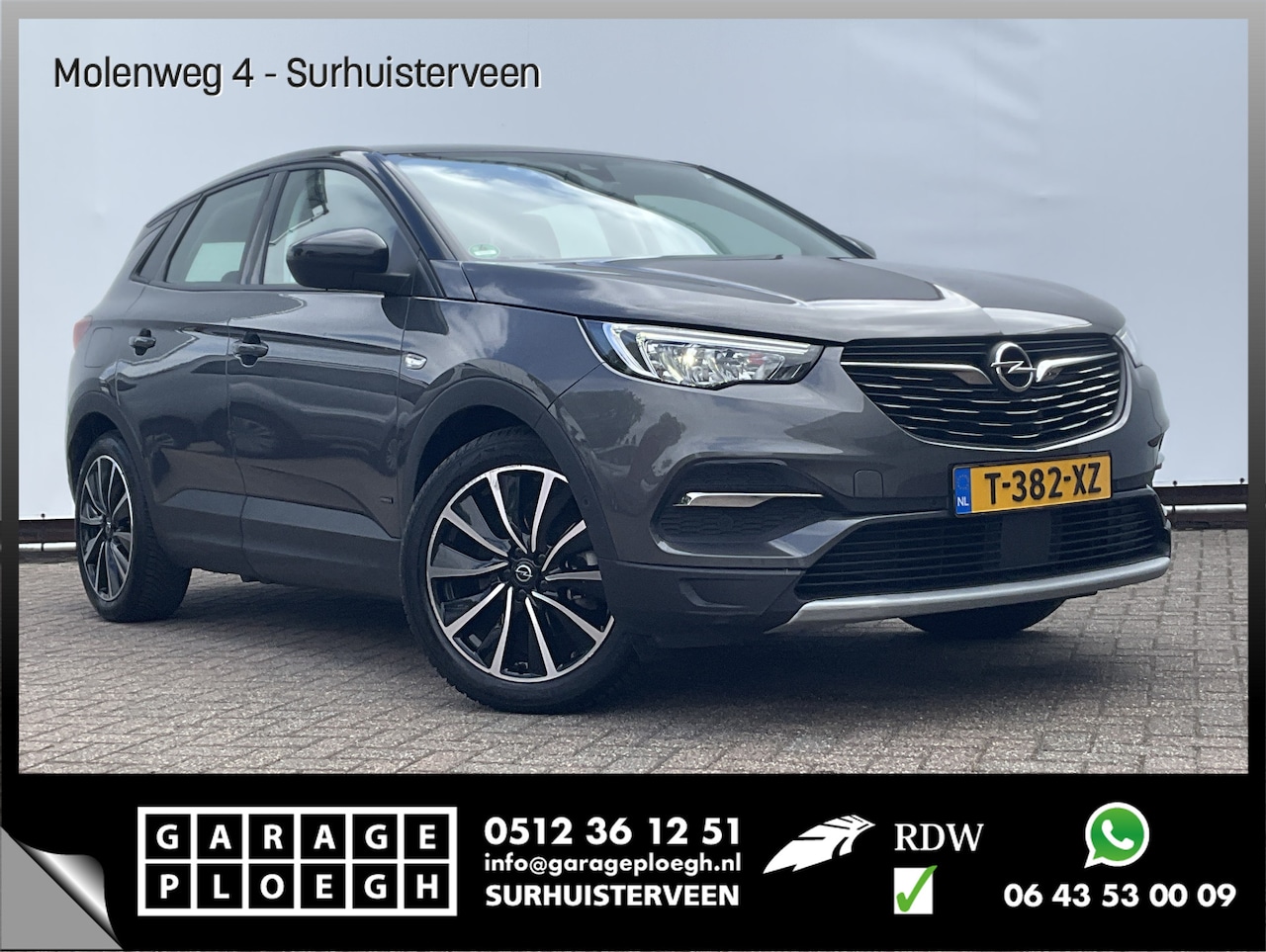 Opel Grandland X - 1.6 Turbo Hybrid4 Stoelver. DAB Carplay Camera Business Elegance - AutoWereld.nl