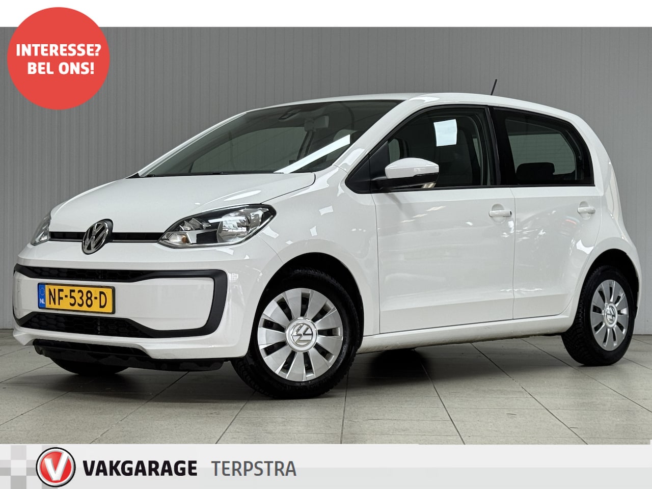 Volkswagen Up! - 1.0 BMT move up!/ 37.000 KM! N.A.P!/ Facelift/ 5-Drs/ Maps + More/ Airco/ DAB+/ Elek. pakk - AutoWereld.nl