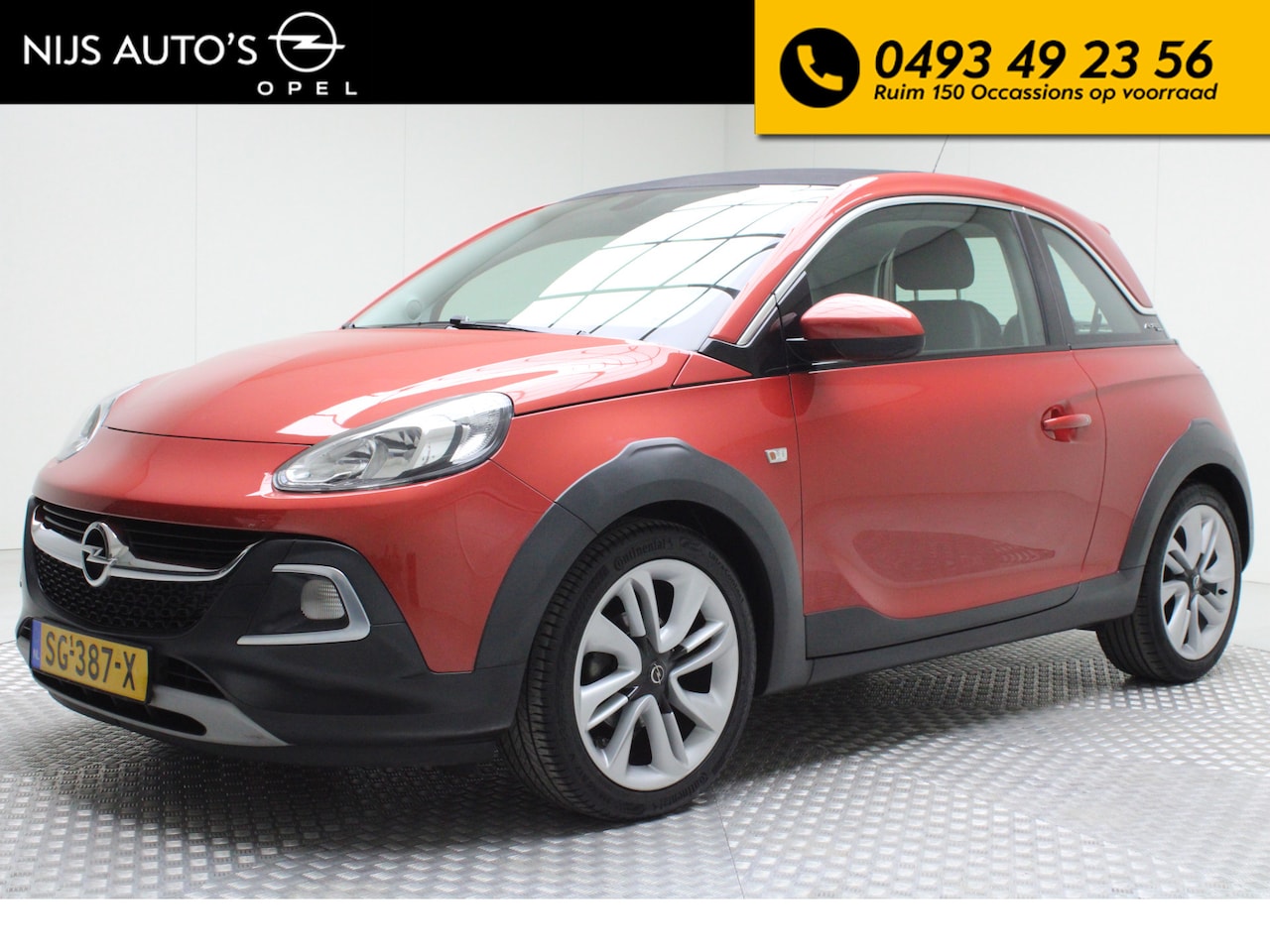 Opel ADAM - 1.0 Turbo Rocks | elektrisch schuifdak | navigatie | climate control | pdc achter | carpla - AutoWereld.nl