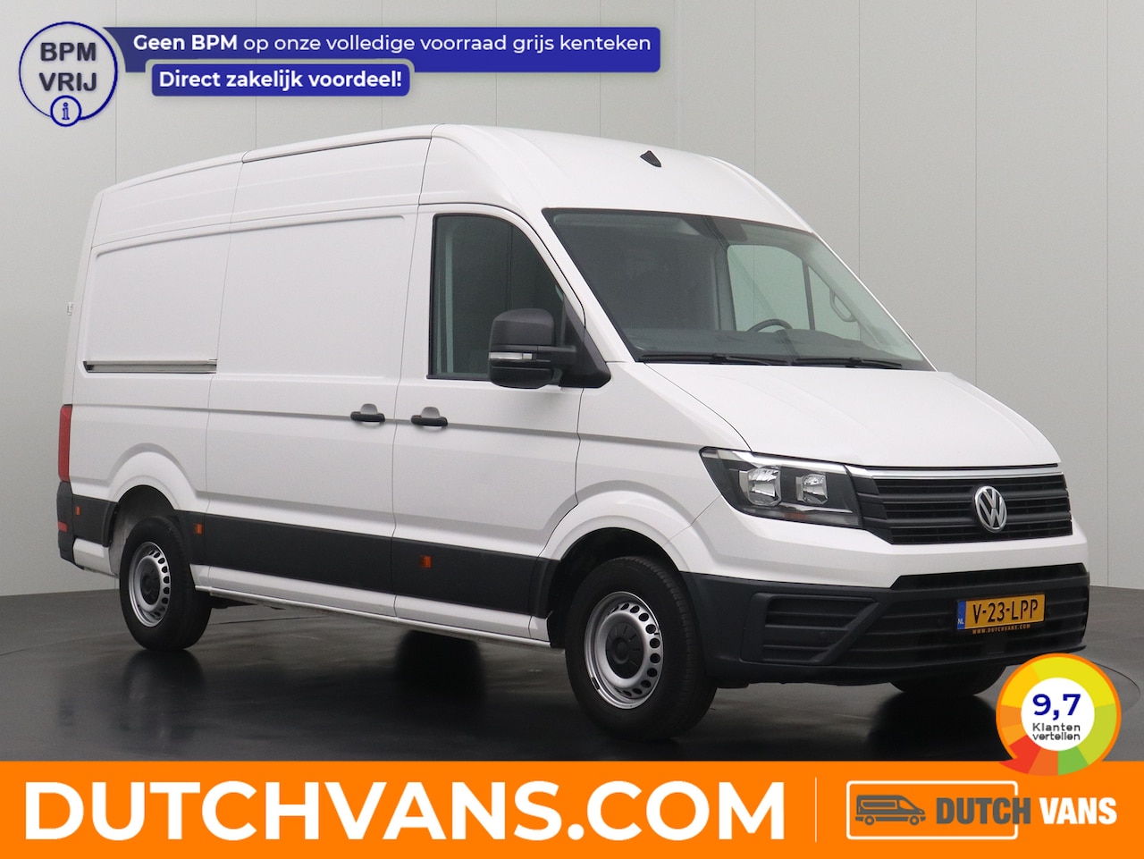 Volkswagen Crafter - 2.0TDI 140PK L3H3 | Multimedia | Apple | Airco | Cruise | 3-Persoons - AutoWereld.nl