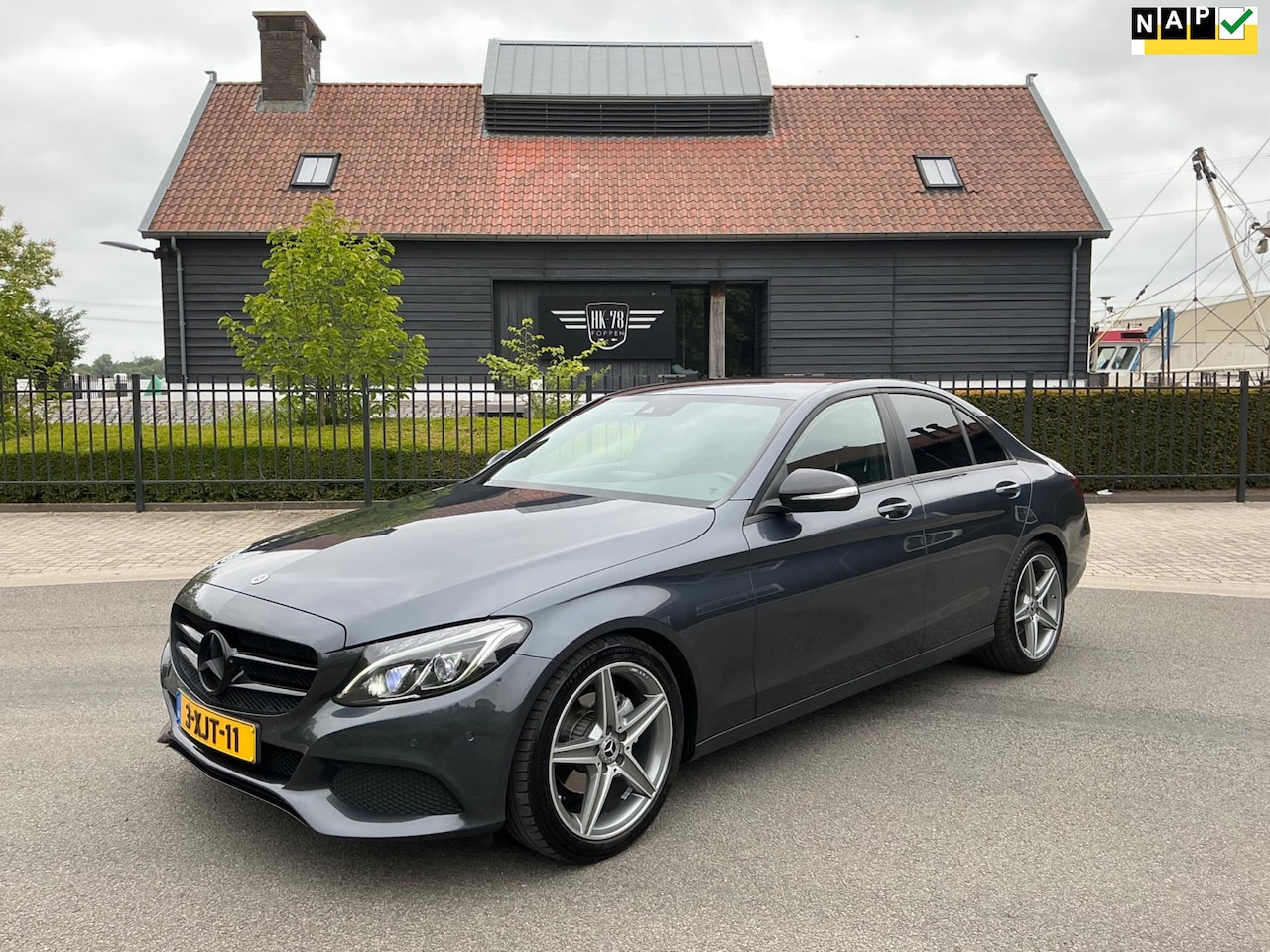 Mercedes-Benz C-klasse - 180 NIGHT-PAKKET AMG 18’ LEER NAVI LED-XENON - AutoWereld.nl