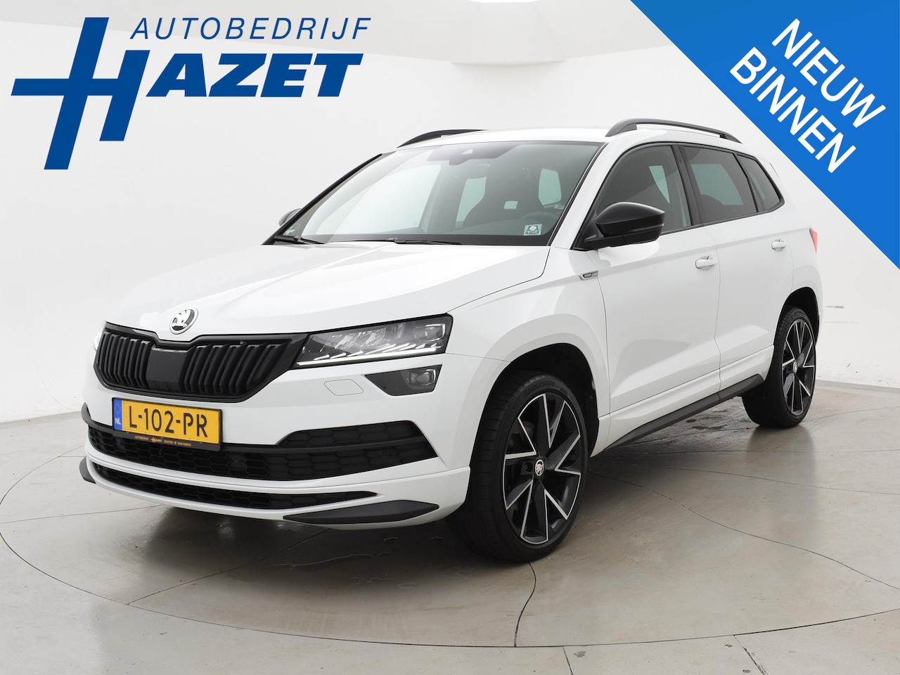 Skoda Karoq - 1.5 TSI 150 PK DSG AUT. SPORTLINE + 19 INCH + VIRTUAL COCKPIT | ADAPTIVE CRUISE | ELEK. TR - AutoWereld.nl