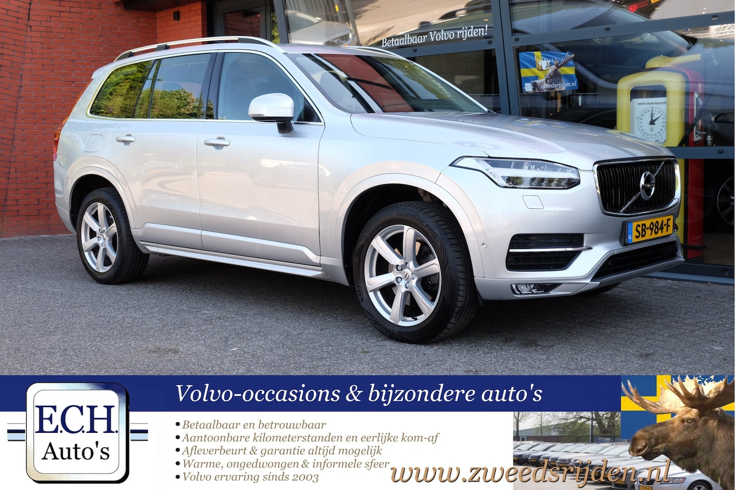 Volvo XC90 - D5 235 pk AUT. AWD Leer, 7 zits, Elektr. stoel, Adaptieve CC, Camera - AutoWereld.nl