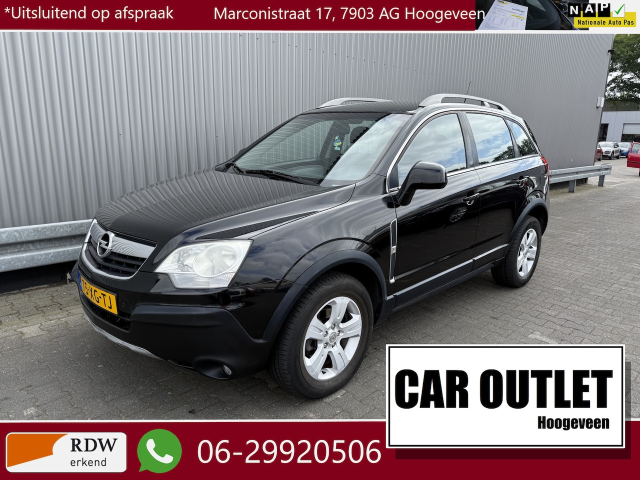 Opel Antara - 2.4-16V Enjoy A/C, Navi, CC, PDC v/a, LM, Trekh, nw. APK – Inruil Mogelijk – - AutoWereld.nl