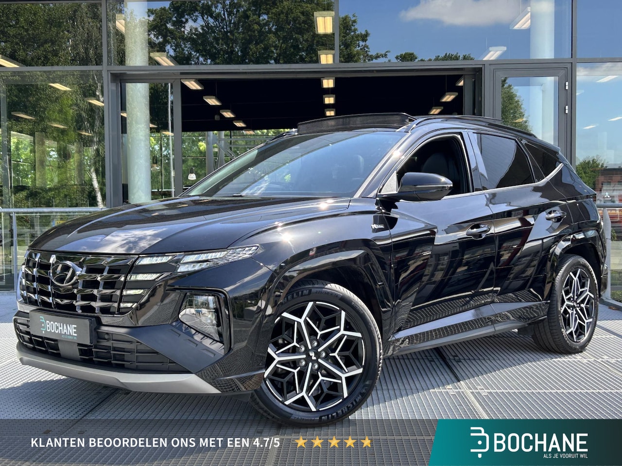 Hyundai Tucson - 1.6 T-GDI PHEV N Line Sky 4WD | Panoramadak | Navigatie | Elektrische achterklep - AutoWereld.nl
