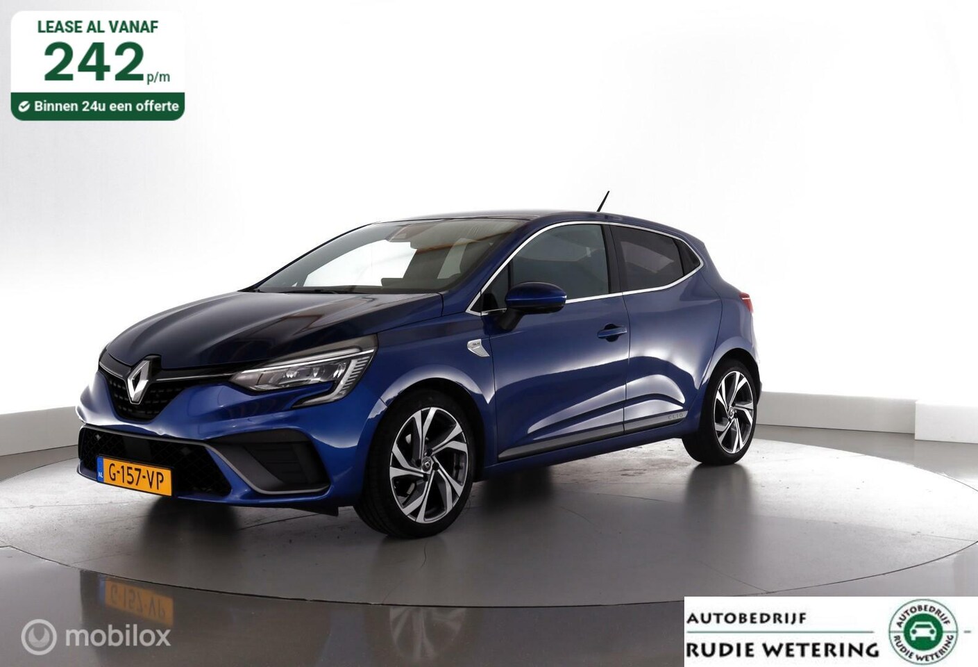 Renault Clio - 1.0 TCe R.S. Line led|leer|Bose|cam360|nav|dab|ecc|lmv17 - AutoWereld.nl