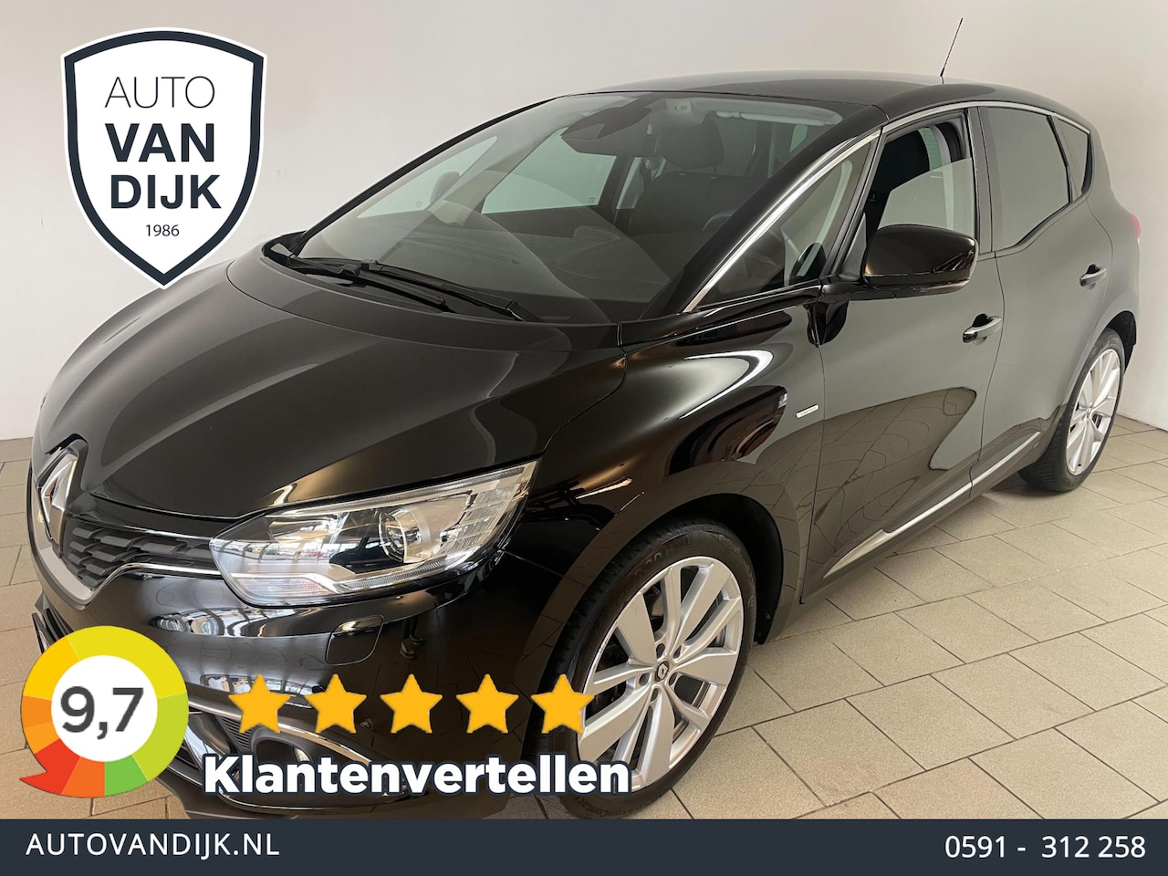 Renault Scénic - 1.3 TCe Intens AIRCO CLIMA NAVI STOELVERW PDC CAMERA VELGEN NIEUWSTAAT - AutoWereld.nl