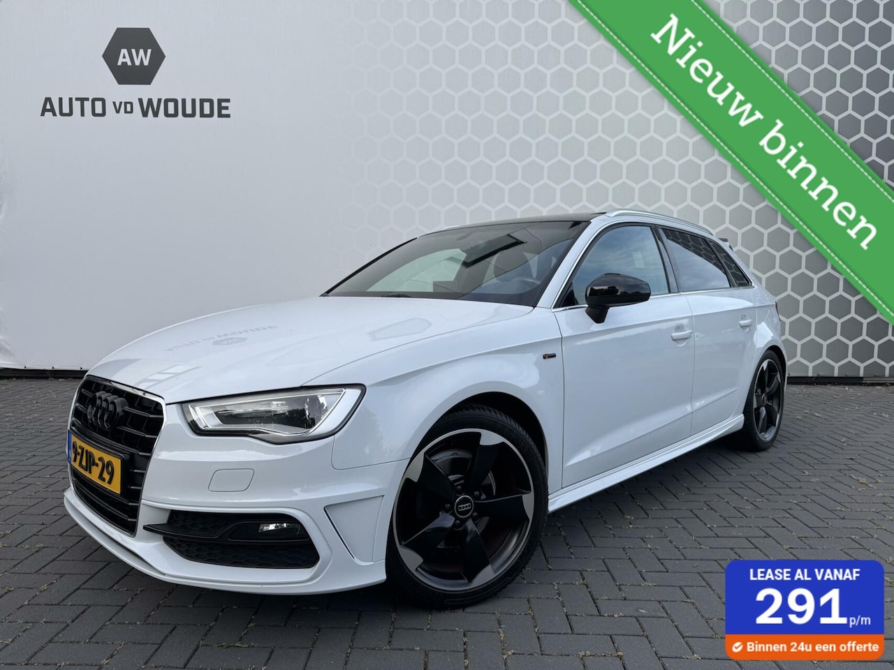 Audi A3 Sportback - 1.4 TFSI CoD Ambition S-line PANO Carbon - AutoWereld.nl
