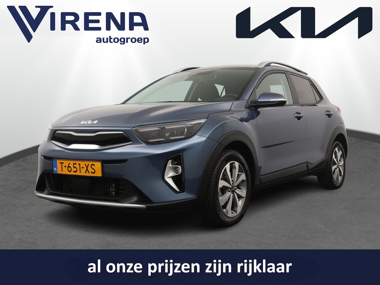 Kia Stonic - 1.0 T-GDi MHEV DynamicPlusLine Led Koplampen - Climate Control - Cruise Control - Navigati - AutoWereld.nl