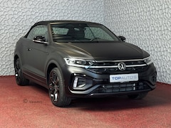 Volkswagen T-Roc Cabrio - 1.5 TSI R-LINE MAT BLACK EDITION GREY 150PK LEER BEATS AUDIO TREKHAAK CARPLAY NAVI CAMERA