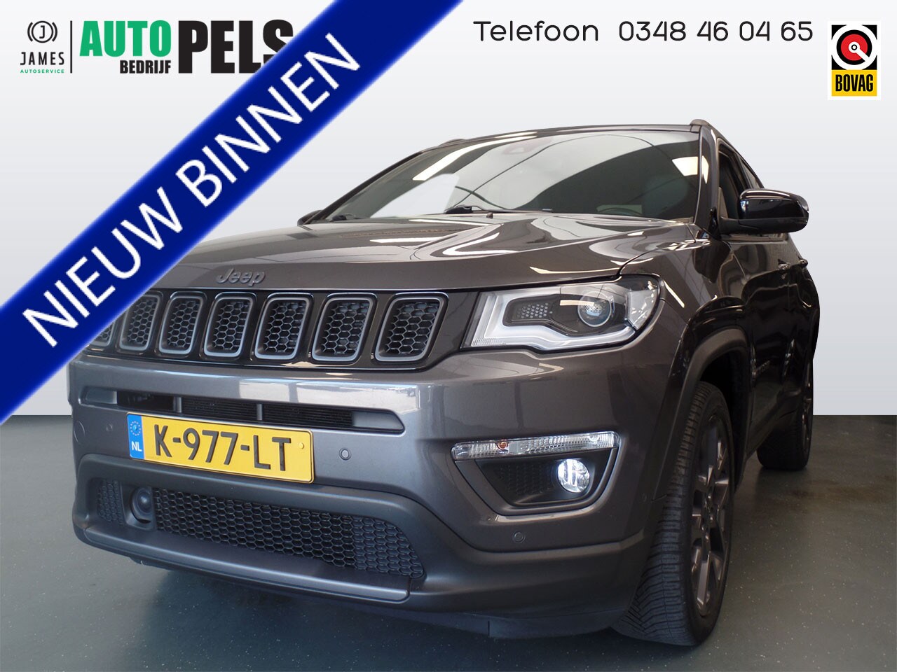 Jeep Compass - 1.3T S 1.3T S, Two-tone, Xenon, Clima controle, Cruise controle, Vol leder, Navigatie, Achteruitr - AutoWereld.nl