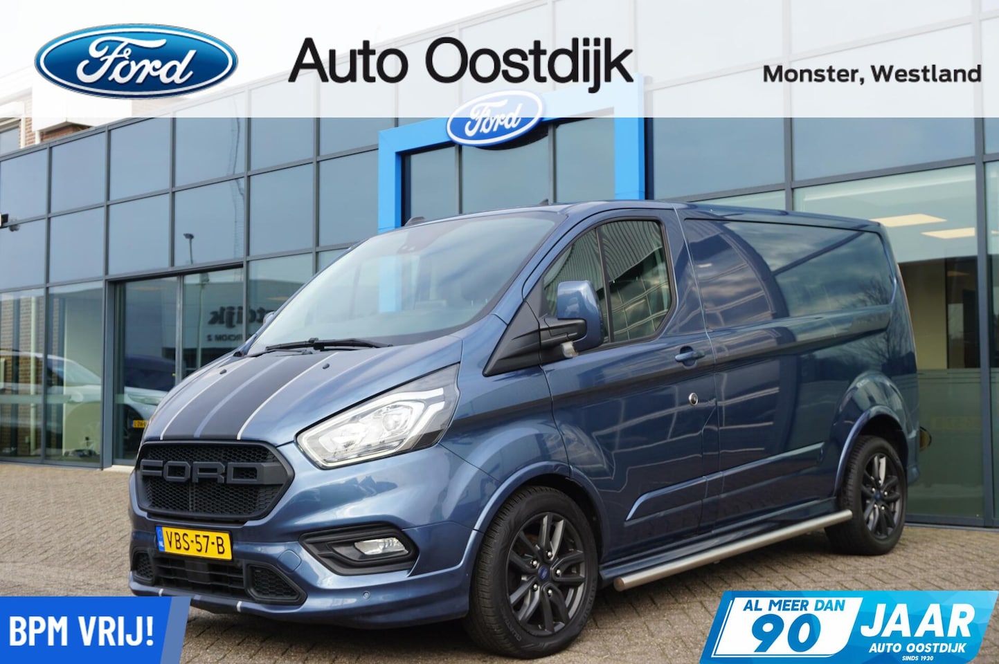 Ford Transit Custom - 290 2.0 TDCI L1H1 Sport 185PK Automaat Trekhaak Camera Winterpack Stoelverwarming Cruise N - AutoWereld.nl