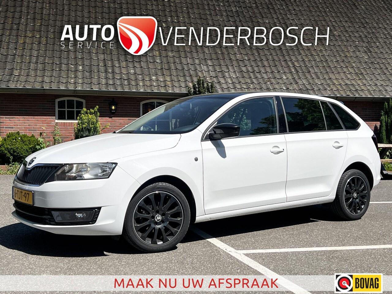 Skoda Rapid Spaceback - 1.2 TSI Greentech Elegance Businessline Pro 86pk | Pano | Navi | Stoelverwarming - AutoWereld.nl