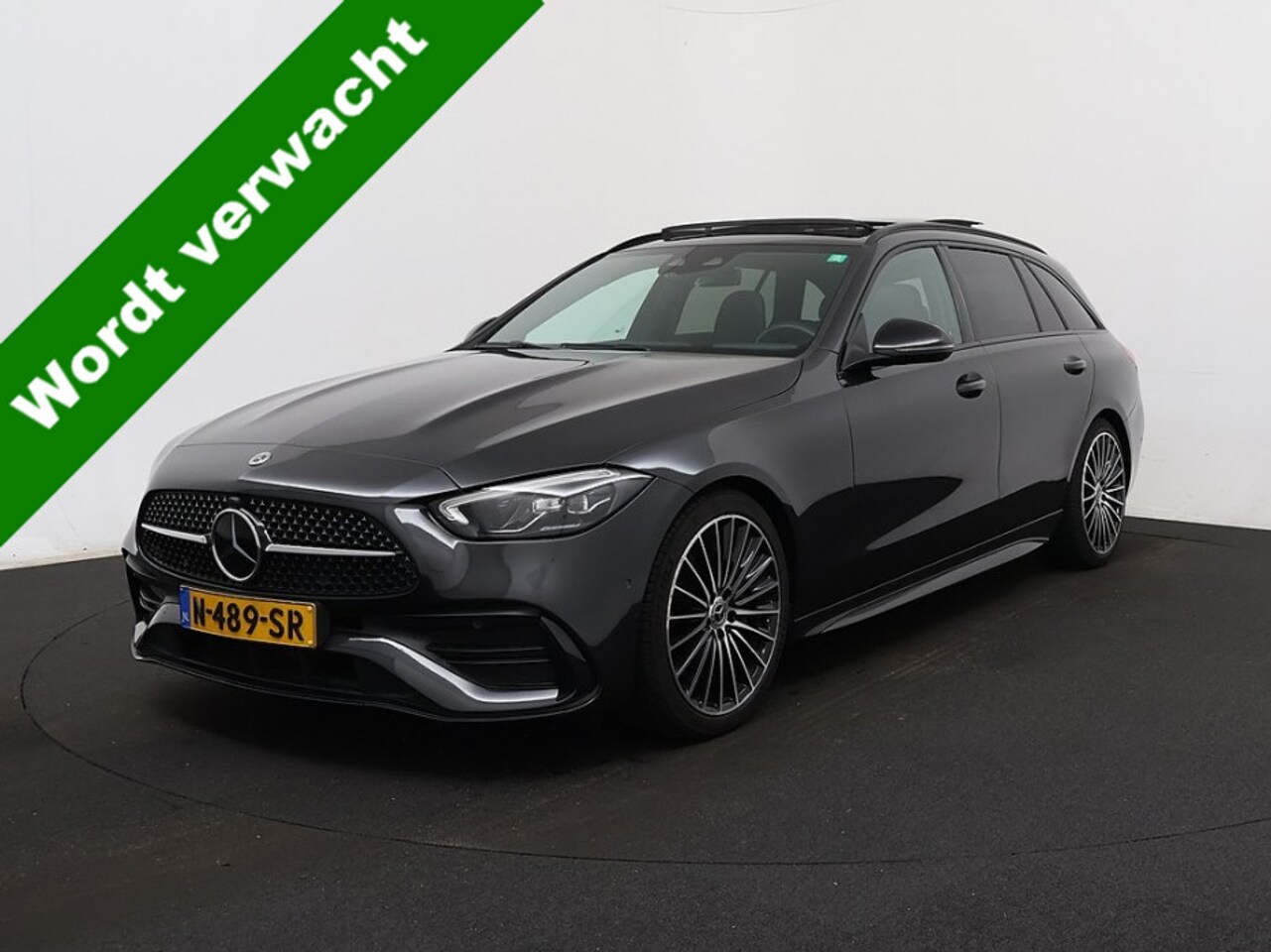 Mercedes-Benz C-klasse Estate - 180 AMG Line | Pano | Sfeer | Leder |  01-2022 70.170 KM - AutoWereld.nl