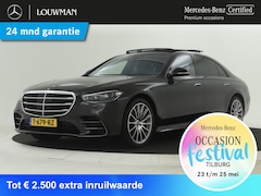 Mercedes-Benz S-klasse - 450 e Lang AMG Nightpakket | Panoramadak | Rijassistentie Pack | Burmester Audio | Sluitbe