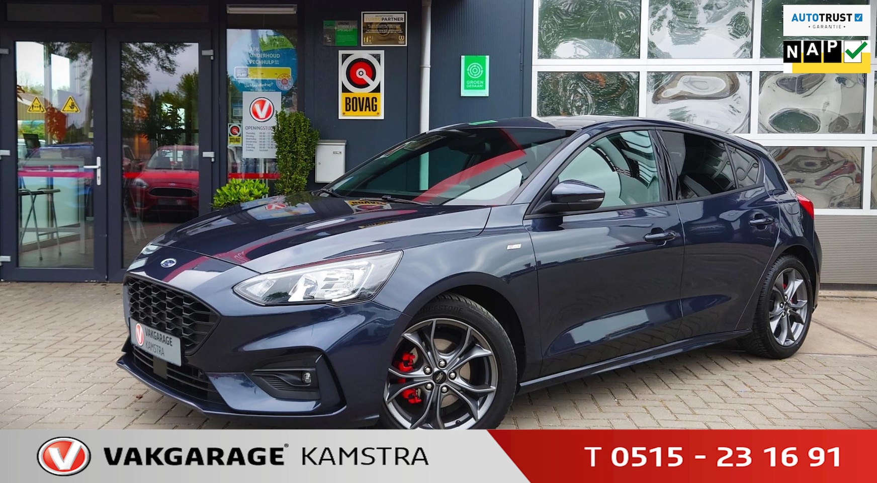 Ford Focus - 1.0 EcoBoost Hybr. ST-LineX B&O Navi/DAB+/Cam - AutoWereld.nl