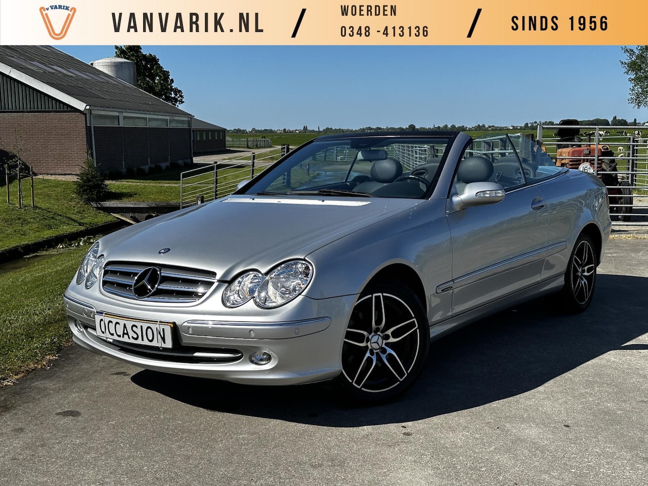 Mercedes-Benz CLK-klasse Cabrio - 200 K. Elegance | AUTOMAAT | YOUNGTIMER | NAVIGATIE | LEDEREN BEKLEDING | NIEUWE KETTING | - AutoWereld.nl