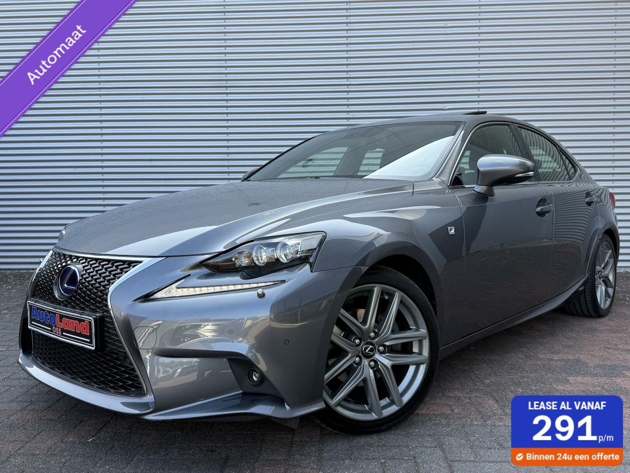 Lexus IS - 300h 2.5 F-Sport Automaat Navi Camera Pdc Led 2014 Eerste Eigenaar Vol Opties 125582 KM Ge - AutoWereld.nl
