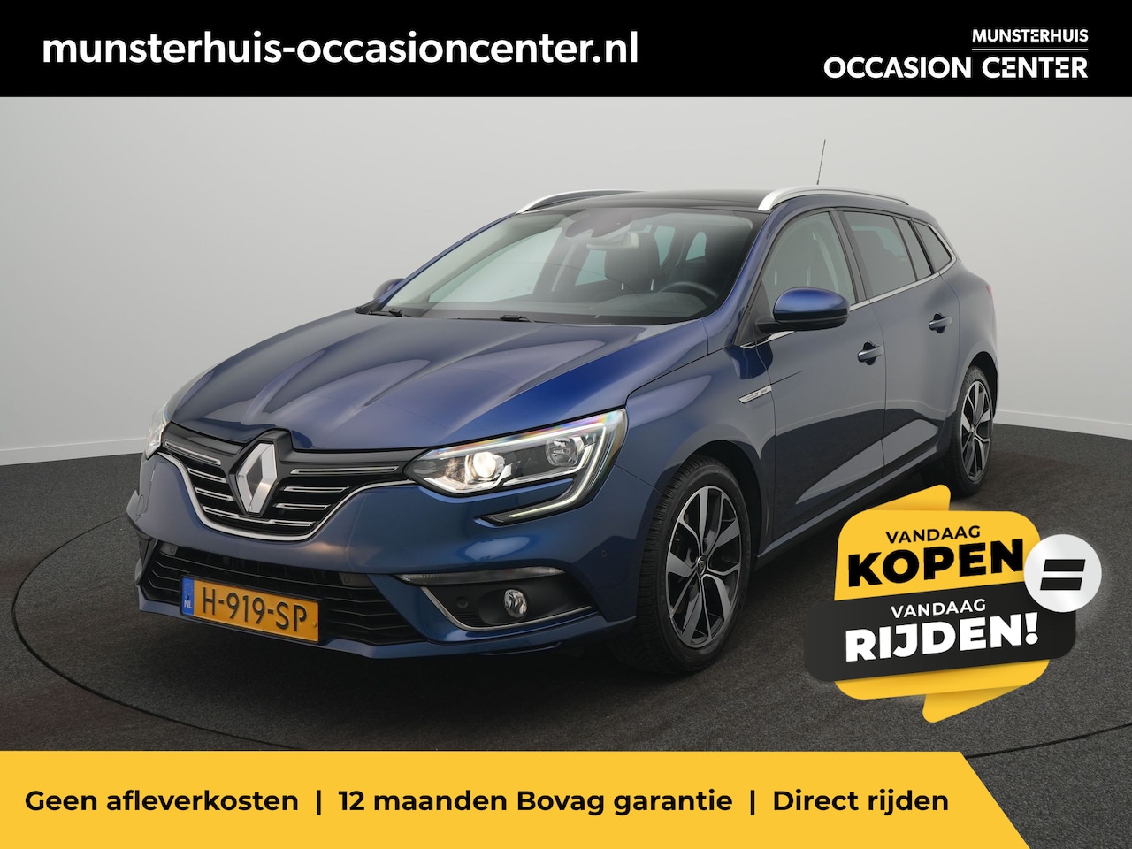 Renault Mégane Estate - TCe 160 Bose - RIJKLAARPRIJS - Achteruitrijcamera - Elektrisch Glazen schuif-/kanteldak - AutoWereld.nl