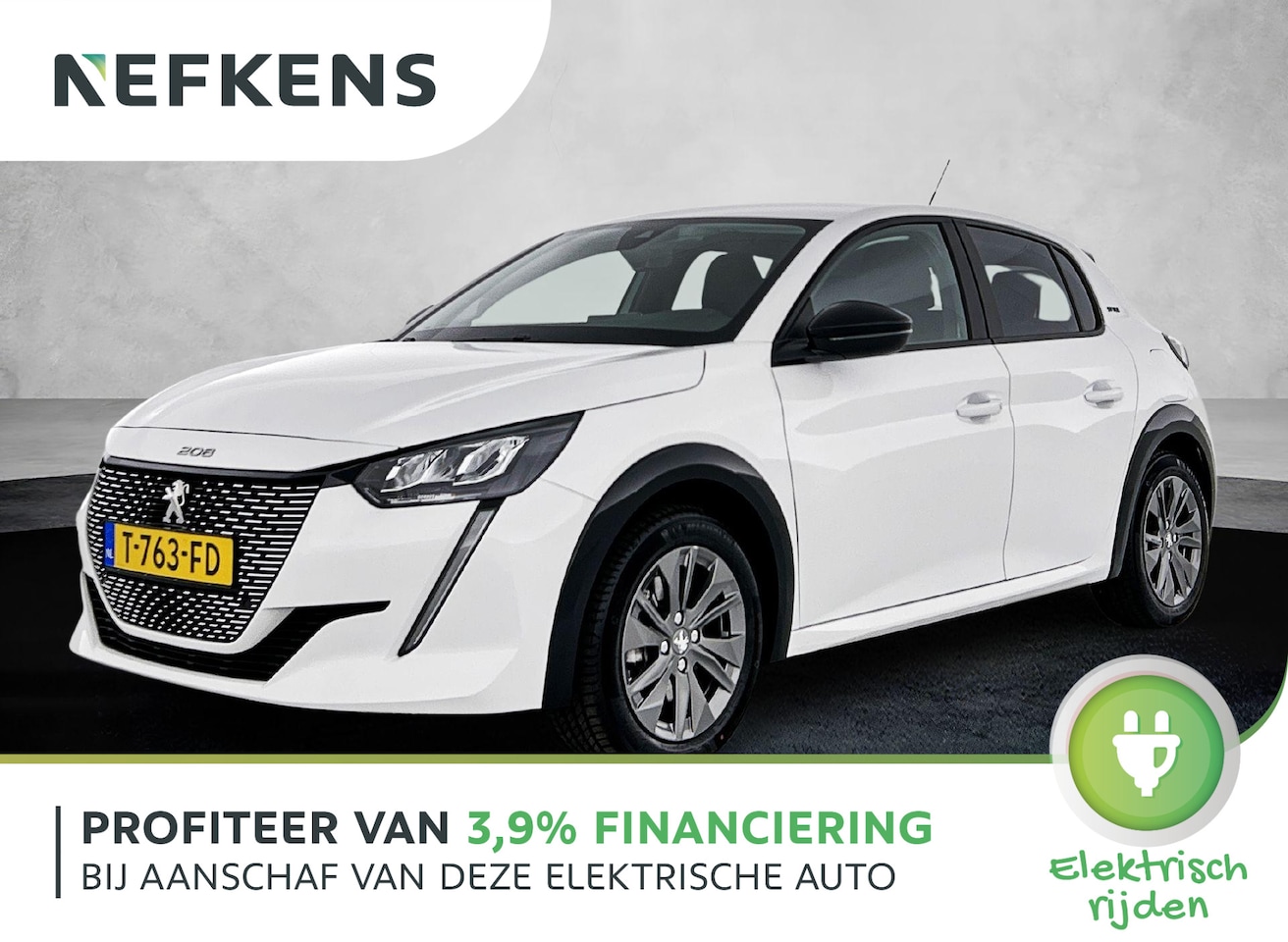 Peugeot e-208 - EV Style 50 kWh 136pk | Navigatie | Climate Control | Cruise Control | Parkeersensoren | A - AutoWereld.nl