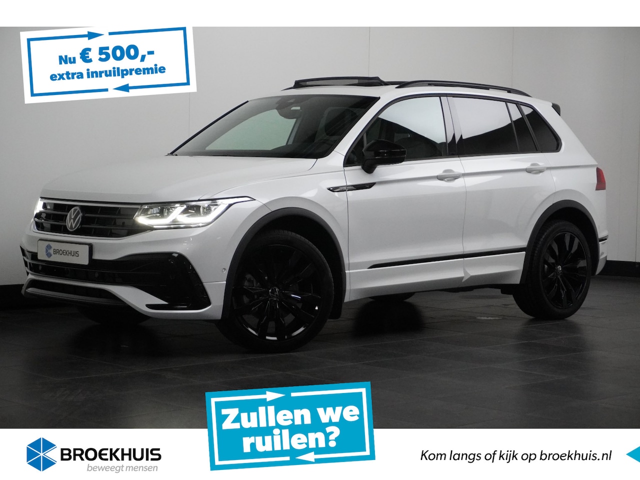 Volkswagen Tiguan - R-Line 2.0 TSI 190 pk 4Motion 7-DSG | Trekhaak wegklapbaar | Achteruitrijcamera | Elektris - AutoWereld.nl