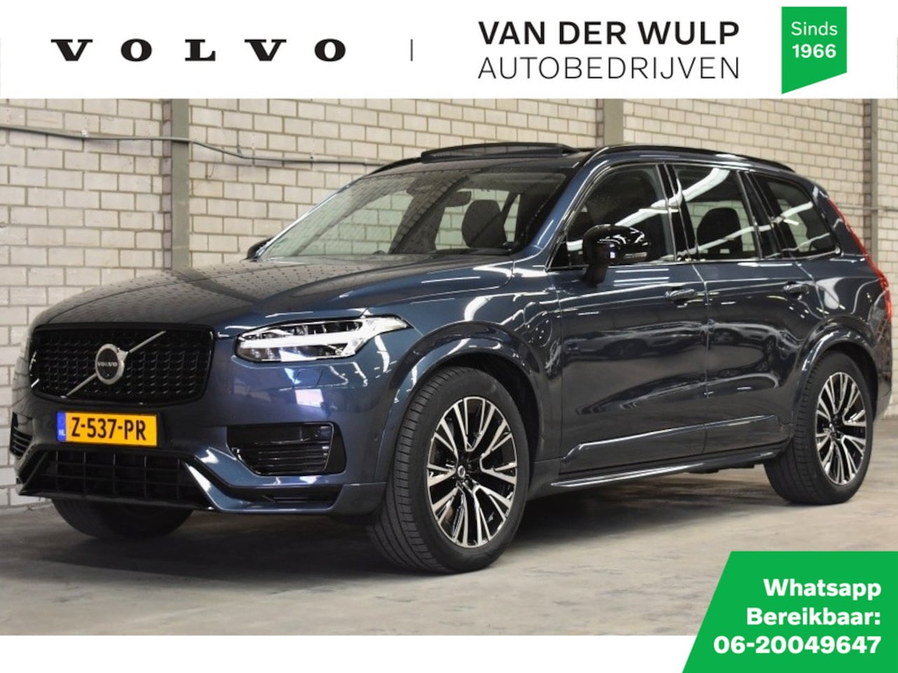 Volvo XC90 - T8 455PK AWD Ultra Dark | Luchtvering | Trekhaak | Bowers & Wilk - AutoWereld.nl