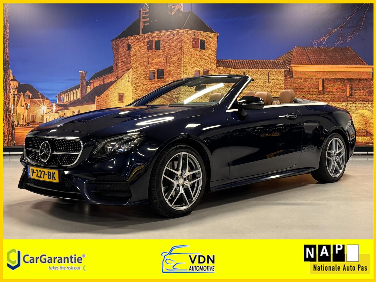Mercedes-Benz E-klasse Cabrio - 400 4Matic AMG Aut Leer HUD Airscarf - AutoWereld.nl