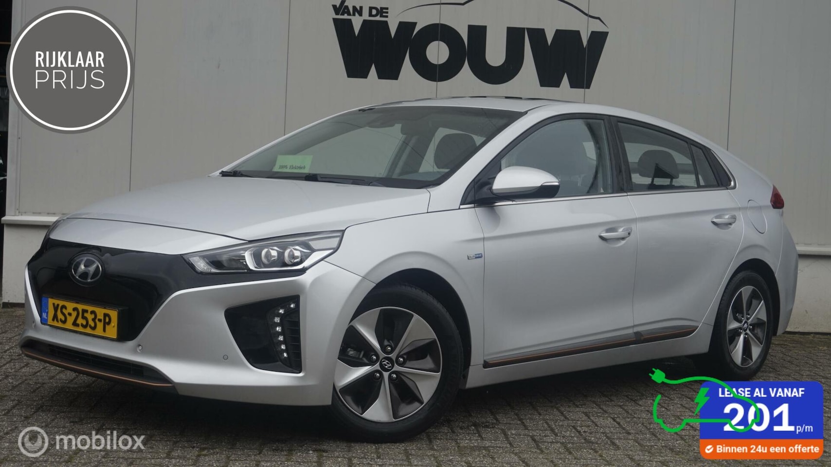 Hyundai IONIQ - Premium EV Leder | Navi | Elektr. Stoelverstelling - AutoWereld.nl