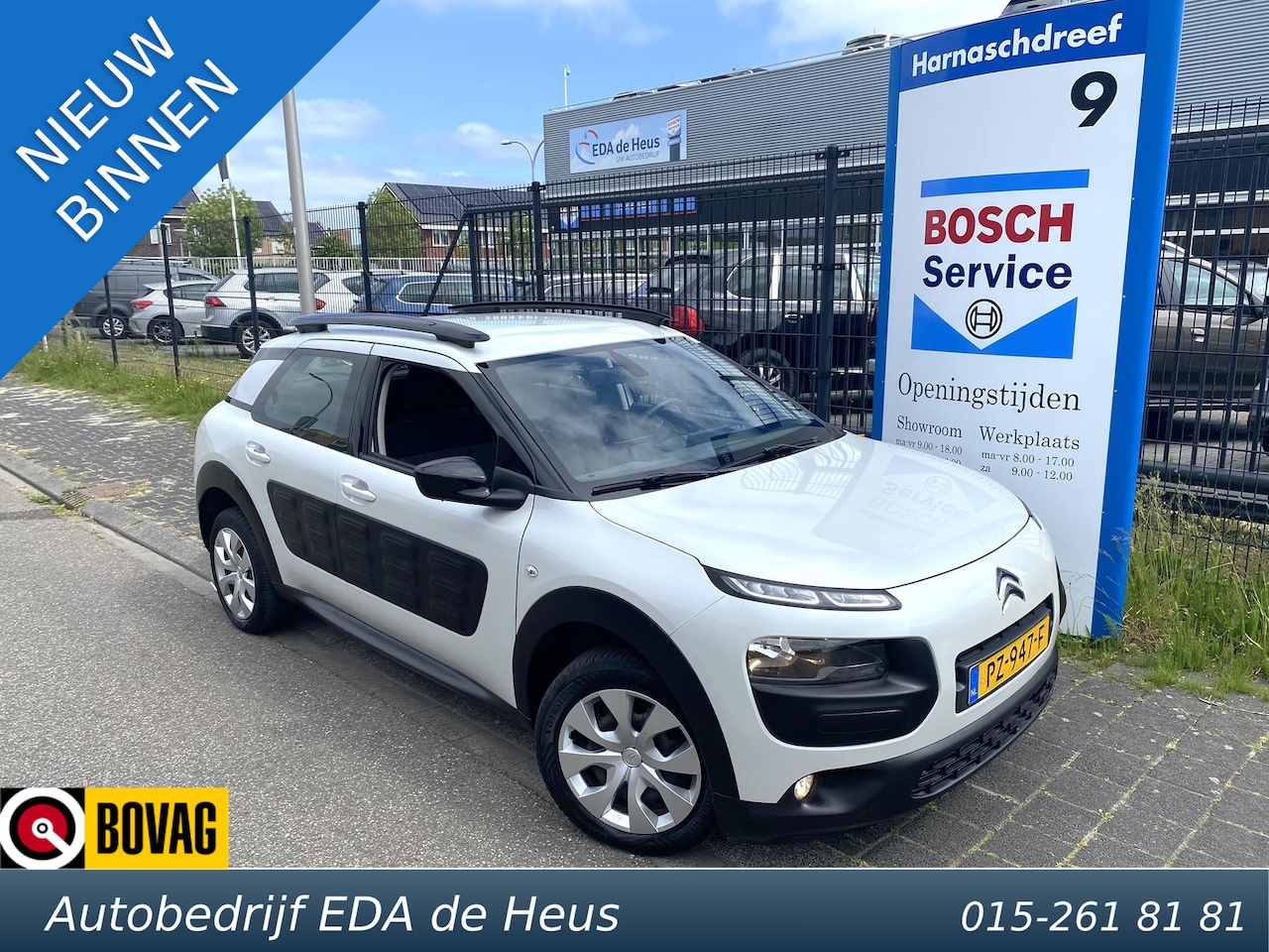 Citroën C4 Cactus - 1.2 PureTech Automaat Business met o.a. navi, parelmoer kleur, dakrails, cruise, etc. - AutoWereld.nl