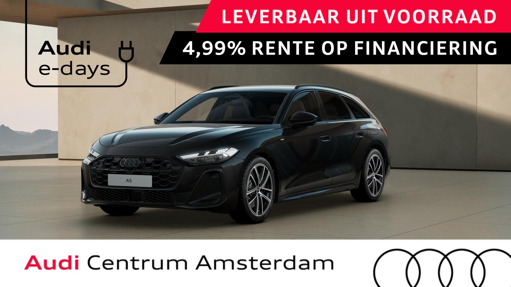 Audi A5 Avant - 2.0 e-hybrid quattro S edition Tech pakket Plus, privacy glass, leder interieur, optiek pa - AutoWereld.nl